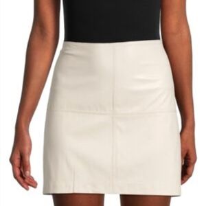 Trina Turk Cream A-line Mini Skirt for Work